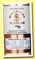 Strathmill 17 yo 1995/2012 (43%, Signatory Vintage, casks# 2663+2664, 831 bottles)