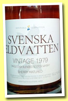 Vintage 1979 (52.2%, Svenska Eldvatten, blend, sherry, 197 bottles, 2013)