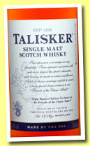 Talisker 'Triple Matured Edition' (48%, OB, Friends of the Classic Malts, 2013)