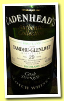 Tamdhu-Glenlivet 29 yo 1963/1992 (49.4%, Cadenhead, Authentic Collection)