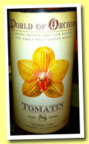 Tomatin 8 yo (58.6%, Jack Wiebers, World of Orchids, bourbon cask, 119 bottles, 2013)