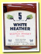 White Heather 5 yo (43.4%, OB, 1970s)