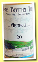 Ardbeg 20 yo 1993/2014 (57.1%, A.D. Rattray for Jurgen's Whiskyhuis, sherry hogshead, cask #1732, 142 bottles)