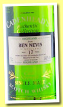 Ben Nevis 17 yo 1977/1995 (59.8%, Cadenhead, Authentic Collection)
