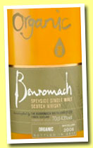 Benromach 'Organic' (43%, OB, 2014)