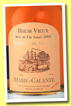 Bielle 2003 'Brut de fût' (52.9%, OB, Marie-Galante, +/-2014)
