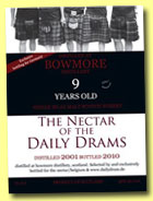 Bowmore 9 yo 2001/2010 (46%, The Nectar, Daily Dram for Germany, bourbon)