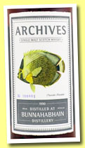 Bunnahabhain 23 yo 1990/2014 (47.9%, Archives, sherry butt, cask #52, 201 bottles)