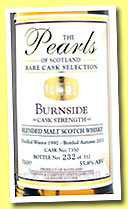 Burnside 1992/2013 (52,6%, Gordon & Company, The Pearls of Scotland, cask #7350, 312 bottles)