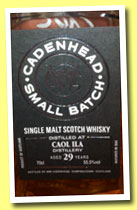 Caol Ila 29 yo 1984/2013 (55.5%, Cadenhead, Small Batch, 564 bottles)