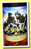 Caol Ila 30 yo 1983/2013 (46%, Whisky for you, cask #1460)