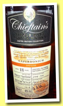 Caperdonich 18 yo 1995/2014 (48%, Chieftain's, sherry hogshead, cask #95054/95057, 1016 bottles)