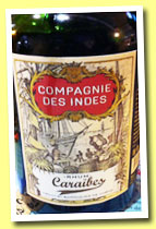 CaraÏbes (40%, Compagnie des Indes, blended rum, +/-2014) 