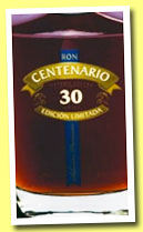 Centenario 30 yo 'Edicion Limitada' (40%, OB, rum, Costa Rica, decanter, +/-2013)