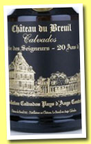 Château du Breuil 'Réserve des Seigneurs X.O.' (40%, OB, Calvados, Pays d'Auge, +/-2013) 