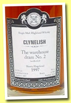 Clynelish 1997/2013 (54.5%, Malts of Scotland, warehouse dram No.2, sherry hogshead, cask #MoS 13058, 185 bottles)