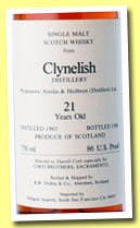 Clynelish 21 yo 1965/1986 (86 US proof, Duthie for Corti Brothers Sacramento, USA)