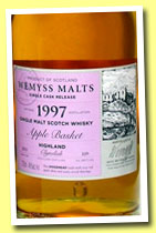 Clynelish 1997/2013 'Apple Basket' (46%, Wemyss Malts, hogshead, 339 bottles)
