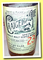 Craigellachie 23 yo (46%, OB, 2014)
