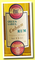 Cuban Rum 13 yo (46%, Cadenhead's Green Label, +/-2012)
