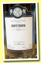 Dufftown 30 yo 1984/2014 (50.8%, Malts of Scotland, cask # MoS 1414, 124 bottles)