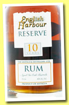 English Harbour 10 yo 'Reserve' (40%, OB, Antigua, +/-2013)