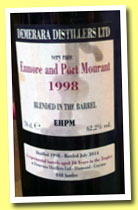 Enmore and Port Mourant 16 yo 1998/2014 (62.2%, Velier, Demerara, 848 bottles)