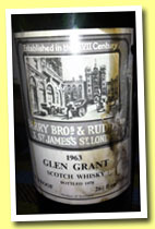 Glen Grant 1963/1978 (75° proof, Berry Bros & Rudd, 75.7cl)