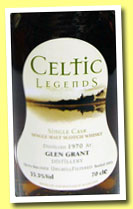 Glen Grant 1970/2003 (55.3%, Celtic Legend, sherry butt, cask 1031)