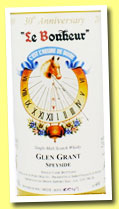 Glen Grant 17 yo 1993/2010 'Le Bonheur' (46%, Moon Import, 30th Anniversary)