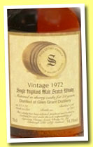 Glen Grant 24 yo 1972/1996 (54.3%, Signatory Vintage, cask #691, 290 bottles)