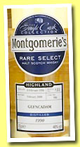 Glencadam 1990/2009 (46%, Montgomerie's, Rare Select, cask #996)