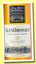 Glendronach 18 yo 'Tawny Port Finish' (46%, OB, 2014)