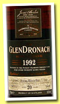 Glendronach 20 yo 1992/2013 (51.8%, OB, Taiwan, oloroso sherry butt, cask #1159, 220 bottles)