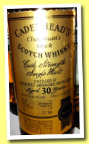 Glenlivet (Minmore) 30 yo 1976/2006 (57.1%, Cadenhead, Chairman's Stock, sherry butt, 432 bottles)