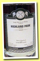 Highland Park 15 yo 1998/2014 (53.5%, Malts of Scotland, sherry hogshead, cask #MoS 14011, sherry hogshead, 166 bottles)