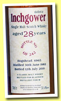 Inchgower 28 yo 1982/2010 (50.4%, Bladnoch Forum, hogshead, cask #6965, 242 bottles) 