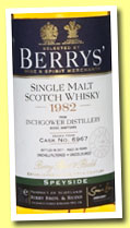Inchgower 29 yo 1982/2011 (54.5%, Berry Bros & Rudd, cask #6967) 