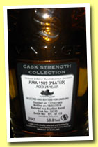 Jura 24 yo 1989/2014 (58.8%, Signatory Vintage for Limburg, bourbon barrel, cask #30724, 193 bottles)