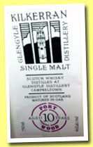 Kilkerran 10 yo 'Port Wood' (46%, OB, 2014)