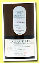 Lagavulin 1995/2014 ‘Feis Ile’ (54.7%, OB, European sherry oak butts, 3,500 bottles)