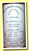 Laphroaig 15 yo 1998/2014 (46%, Signatory Vintage, Un-chilfiltered Collection, refill sherry butt, cask #700384, 797 bottles)