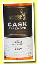 Ledaig 1997/2013 (56.8%, Gordon & MacPhail for The Whisky Exchange, refill sherry, cask #465)