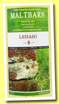 Ledaig 8 yo 2005/2013 (54.2%, Maltbarn, bourbon barrel)