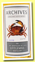 Littlemill 25 yo 1988/2014 (51.9%, Archives, bourbon hogshead, cask #12, 134 bottles)