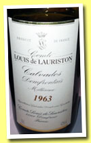 Louis de Lauriston 1963 (42%, OB, Calvados Domfrontais, +/-2013)
