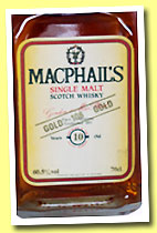 MacPhail’s ‘Gold 106’ (60.5%, Gordon & MacPhail, pure malt, 75cl, +/-1985)