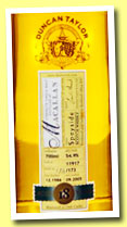 Macallan 18 yo 1991/2010 (55.3%, Duncan Taylor, Rare Auld, cask #9714, 288 bottles) 