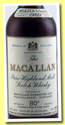 Macallan 1960 (80°proof, OB, Campbell, Hope & King, Rinaldi Italy, +/-1975)