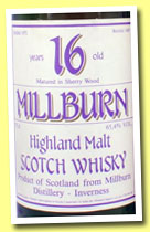 Millburn 16 yo 1971/1987 (65.4%, Gordon & MacPhail for Sestante, sherry, 75cl)